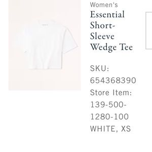 Abercrombie Essential SS Wedge Tee
